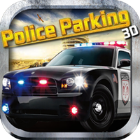 3D полицейскую машину парковки