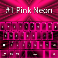 Розовая клавиатура Neon GO