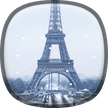 Снег в Париже – Живые Обои