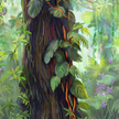 Заповедные джунгли / Luminescent Jungle Wallpaper